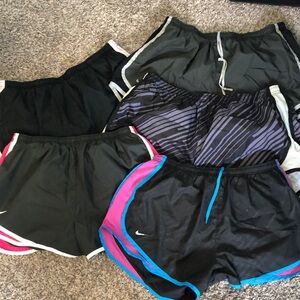 5 Assorted Nike Dry Fit Shorts